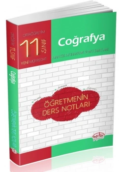 11.Sınıf Coğrafya Öğretmenin Ders Notları Editör