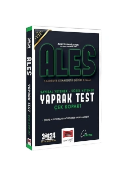 Yargı 2024 Vıp Ales Sayısal Sözel Yaprak Test