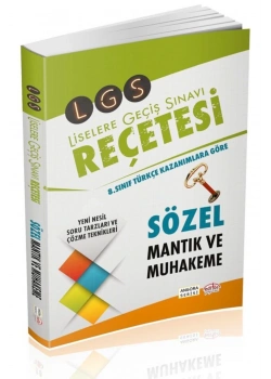 Lgs Sözel Mantık Muhakeme Reçetesi   Editör