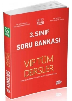 Editör 3.Sınıf Vip Tüm Dersler Soru Bankası