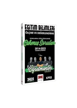 Yargı 2024 Eğitim Bilimleri Ölçme Değerlendirme 2014-2023 Çıkmış Sorular Çözümlü