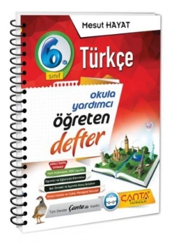 Çanta 6.Sınıf Türkçe Öğreten Defter