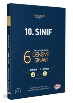 Editör 10.Sınıf 6 Fasikül Deneme