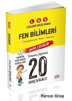 8.Sınıf Lgs Fen Bilimleri 20 Branş Denemesi   Editör