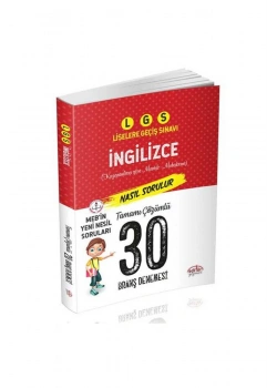 8.Sınıf İngilizce 30 Branş Denemesi   Editör