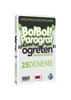 Yargı 2024 Yks Kpss Ales Dgs Msü Bol Bol Paragraf Öğreten 25 Çözümlü Deneme