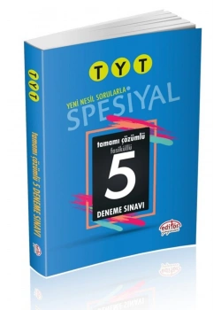 Editör Tyt Spesiyal Çözümlü 5 Deneme Sınavı