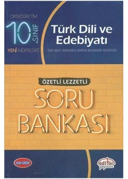 Editör 10.Sınıf Türk Dili Edebiyatı Soru Bankası