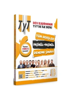 Tyt Tüm Dersler 6 Fasikül Deneme Sınavı Video Çözümlü  Benim Hocam