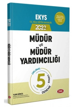 Data 2023 Ekys Müdür Ve Müdür Yardımcılığı 5 Orjinal Deneme