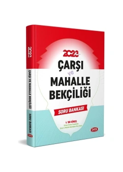 Data 2022 Çarşı Mahalle Bekçiliği Soru Bankası