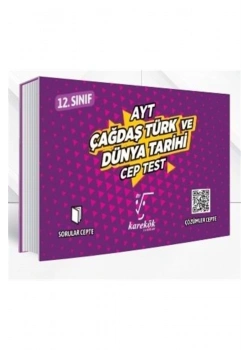 Karekök Ayt Çağdaş Türk Dünya Tarihi Cep Test