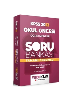 Kpss 2023 Okul Öncesi Öğretmenliği Soru Bankası  Yediiklim