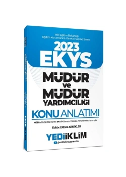 2023 Ekys Müdür Ve Müdür Yardımcılığı Konu Anlatım  Yediiklim