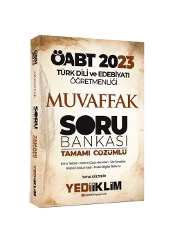 Öabt 2023 Türk Dili Edebiyatı Muvaffak Soru Bankası  Yediiklim