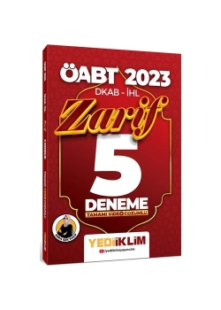 Öabt 2023 Dkab-İhl Zarif 5 Deneme  Yediiklim