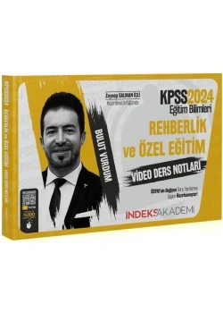 Kpss 2024 Eğitim Bilimleri Rehberlik Özel Eğitim Video Ders Notları  İndeks Akademi