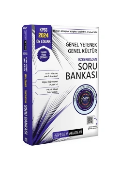 Pegem 2024 Kpss Gy Gk Önlisans  Ezberbozan Soru Bankası