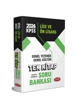 Data 2024 Kpss Lise Önlisans Gy Gk Tek Kitap Çözümlü Soru Bankası
