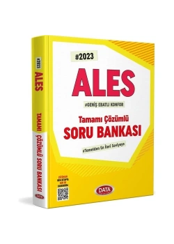 Data 2024 Ales Çözümlü Soru Bankası