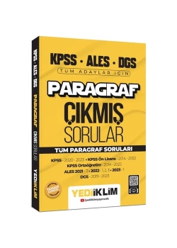 2024 Kpss Ales Dgs Paragraf Çıkmış Sorular  Yediiklim