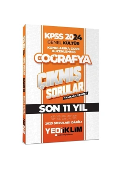 Kpss 2024 Gk 2013-2022 Coğrafya Çıkmış Sorular  Yediiklim