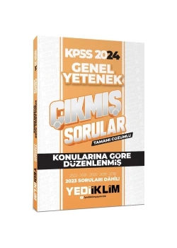 Kpss 2024 Gy 2018-2023 Çıkmış Çözümlü Sorular  Yediiklim