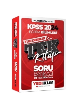 Kpss Eğitim Bilimleri Tüm Dersler Tek Kitap Soru Bankası  Yediiklim