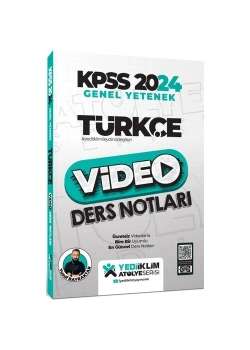 Kpss 2024 Gy Türkçe Video Ders Notları