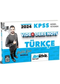 2024 Kpss Gy Türkçe Video Ders Notu  Hoca Webde