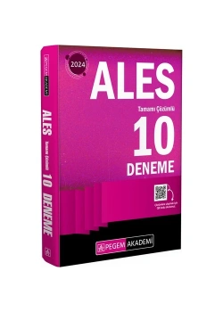 Pegem 2024 Ales 10 Çözümlü Deneme