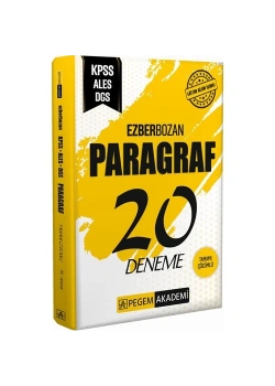 Pegem Kpss Ales Dgs Ezberbozan Paragraf 20 Çözümlü Deneme