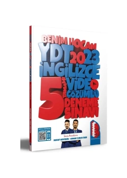 Ydt 2024 İngilizce Video Çözümlü 5 Deneme  Benim Hocam