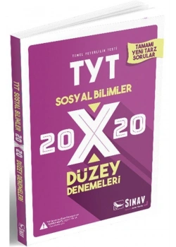 Sınav Tyt Sosyal Bilimler 20X20 Düzey Denemeleri