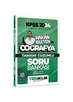 Kpss 2024 Gk Hakan Bileyen İle Coğrafya Çözümlü Soru Bankası  Yediiklim