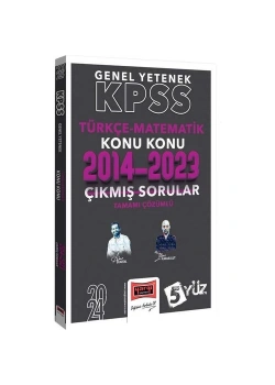 Yargı 2024 Kpss Gy Türkçe Matematik 2014-2023 Çıkmış Çözümlü Sorular