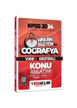 Kpss 2024 Gk Hakan Bileyen İle Coğrafya Video Destekli Konu Anlatımı  Yediiklim