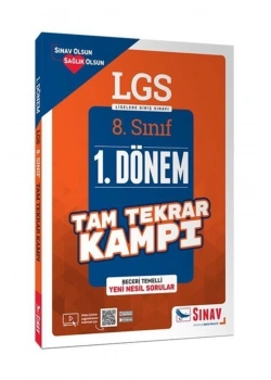 Sınav 8.Sınıf Lgs 1.Dönem Tam Tekrar Kampı
