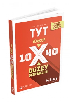 Sınav Tyt Türkçe 10X40 Düzey Denemeleri