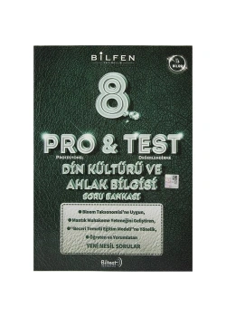 Bilfen 8.Sınıf Protest Din Kültürü Ahlak Bilgisi Soru Bankası