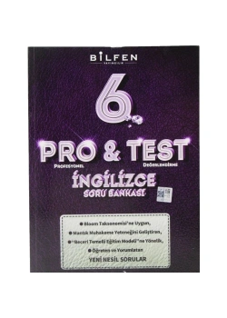 Bilfen 6.Sınıf Protest İngilizce  Soru Bankası