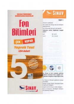 Sınav 5.Sınıf Fen Bilimleri Yaprak Test