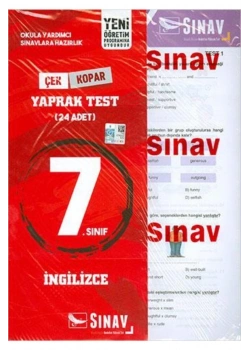 Sınav 7.Sınıf İngilizce Yaprak Test