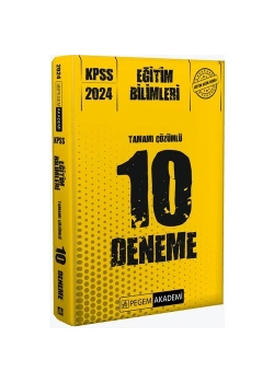 Pegem 2024 Kpss Eğitim Bilimleri 10 Çözümlü Deneme