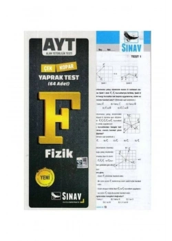 Ayt Fizik Yaprak Test   Sınav