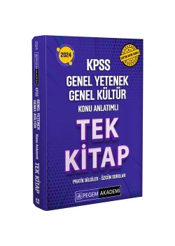 Pegem 2024 Kpss Gy Gk Konu Anlatımlı Tek Kitap