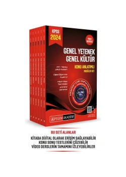 Pegem 2024 Kpss Gy Gk Lisans Konu Anlatımlı Modüler 6 Lı Set