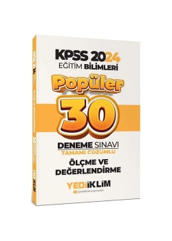 Kpss 2024 Eğitim Bilimleri Ölçme Değerlendirme 30 Deneme  Yediiklim