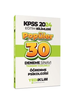 Kpss 2024 Eğitim Bilimleri Öğrenme Psikolojisi 30 Deneme  Yediiklim