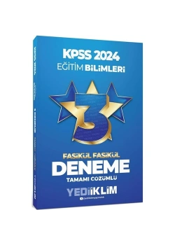 Kpss 2024 Eğitim Bilimleri 3 Çözümlü Deneme  Yediiklim